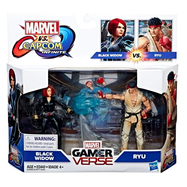 Figura Ryu y Black Widow Marvel Gameverse Legends Series 6 Pulgadas