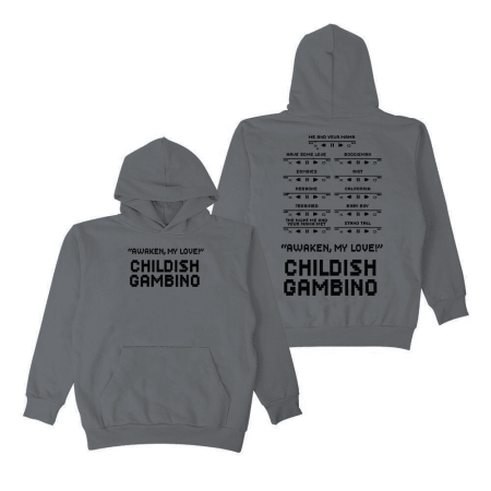 Childish Gambino Merch Hoodie Awaken My Love Album Tracklist Hoodies Long Sleeve Mens Women Pullover Clothes