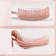 thumbnail image 4 of Hair Brush Dry Wet Hair Brush Detangling for Fine, Thick, Curly Hair - Curved and Vented Hair Brush for Women, Men or Kids Faster Blow Drying Styling Professional Paddle Vent detangler (Rose gold), 4 of 5