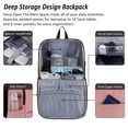 thumbnail image 2 of Mochila para portátil MAXTOP Deep Storage con USB de 17 pulgadas resistente al agua, 2 of 7