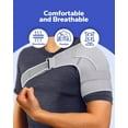 thumbnail image 5 of Komoko Shoulder Brace, Rotator Cuff Support Brace with Ice Pack Insertion Capability, Pressure for Preventing Strains and Dislocation, Alleviating Shoulder Pain, Adjustable Fit for Men and Women, 5 of 14
