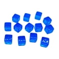 thumbnail image 1 of SPRING 200Pcs/Set 8mm Transparent Square Corner Cube Colorful Clear Solid Color Dice Chess Piece Right Angle For DIY Board Game blue, 1 of 5