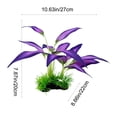 thumbnail image 3 of FastXmas Artificial Silk Aquarium Plants Ornament - Realistic Fabric Water Plants for Fish Tank & Aquascaping Decor(10.6 x 7.8 Inch), 3 of 7