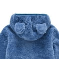 thumbnail image 5 of Juebong Deals Baby Boys Girls Toddler Hooded Jacket Fleece Hoodie Fuzzy Zip Up Plush Thick Winter Warm Coat Cute Bear Ear Sweater Thick Clothes Under $5, 5 of 5