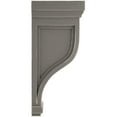 thumbnail image 3 of Ekena Millwork 6 1/2"W x 6 1/2"D x 14"H Traditional Recessed Wood Vintage Decor Corbel, Reclaimed Grey, 3 of 6