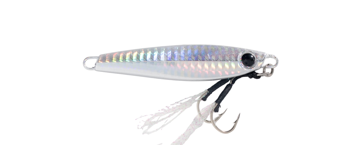 GOLURO - Slow Pitch Jig 60g - 5 Pack - High Reflective Finish