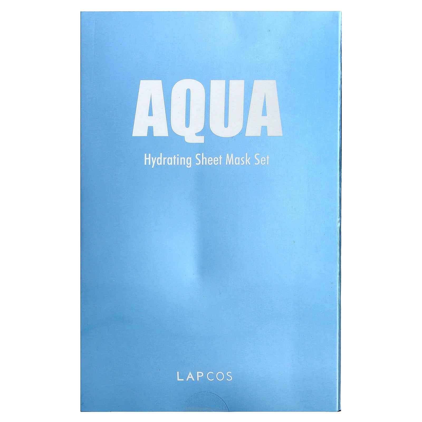 Lapcos Hydrating Beauty Sheet Mask Set, Aqua, 5 Sheets, 1.01 fl oz (30 ml) Each