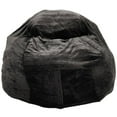 thumbnail image 3 of 5FT Storage Bean Bag Chair Cover No Filler Soft Fluffy Beanbag Cover Stuffable, 3 of 7