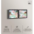 thumbnail image 2 of Soft Mirage Abstract Duet Shadowbox Print Modern Wall Decor Set by Art Remedy, Black Frame, 30 x 30, 2 of 6