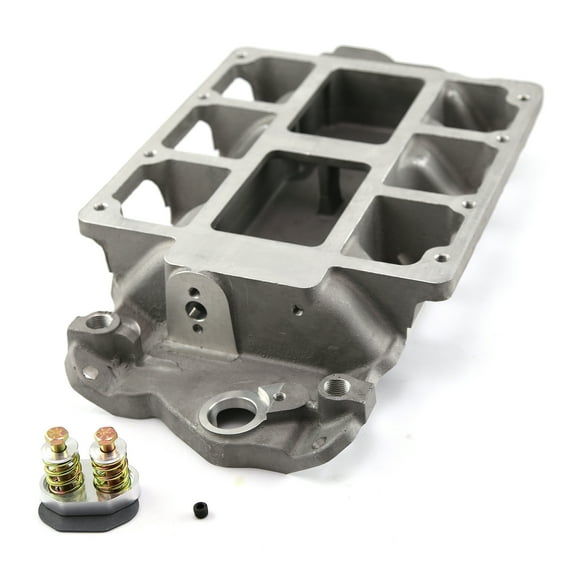 Speedmaster 1-149-004-01 Compatible with Chevy SBC 350 6-71 8-71 Supercharger Aluminum Intake Manifold [Satin]