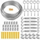 thumbnail image 1 of Alambre de acero inoxidable 304, kit de cable de acero inoxidable, kit de cable de metal, tensor de cable de acero inoxidable de 2 mm, soporte para plantas trepadoras, cuerda de lino,, 1 of 1