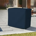 thumbnail image 5 of Bar Cart Cover 12 Oz Waterproof 100% Weather Resistant cart Cover with Air Pockets and Drawstring for Sung Fit (36" H x 40" W x 18" D, Blue), 5 of 6