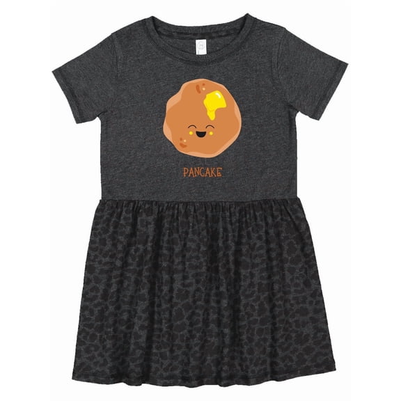 Inktastic Cute Kawaii Pancake Girls Toddler Dress