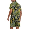 thumbnail image 7 of Aiyino Men's Flower Button Hawaiian Sets Casual Short Sleeve Shirt and Shorts Outfits, 7 of 7