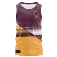 thumbnail image 3 of Customization 2024 Brisbane Broncos Home / Away / Training Singlet Rugby Jersey - Mens Size  S-5XL （Print Custom Name Number）, 3 of 7