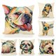 thumbnail image 3 of Redland Art Fundas De Almohada Con Diseño De Perro Wiener Para Mascotas, Fundas De Almohada De Lino, Fundas De Almohada Para Sofá, Decoración Del Hogar, 45 X 45 Cm (18 X 18 Pulgadas), 3 of 5