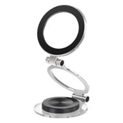 Magnetic Car Suction Cup Holder Mount, 360 Rotation Foldable Cell Phone Holder, Heavy Duty Dashboard Windshield Phone Grip, Universal Compatibility