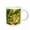 White, variant on 3drose, California, Napa Valley, Sonoma County. White Grapes on Vine., 15oz Mug