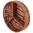 thumbnail image 1 of OULII 1Pcs Rattan Creative Fruit Plate Simple Design Square Shape for Friends, 1 of 8