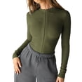 thumbnail image 4 of Baywell Europe and the United States Sexy Long-Sleeved Tight Zipper Sweater Jumpsuit S-XL, 4 of 8