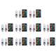 thumbnail image 2 of LED Ancho para Puerta Coche Lateral T10 RGB Con Mando A Distancia 2 Uds., 2 of 8