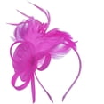 thumbnail image 1 of Tulle Mesh Headpiece,Elegant Hat Clip,Party Performance Hair Accessories,Delicate Lightweight Tulle Mesh Craft With Minimalist Decorative Design,Exquisite Hair Clip Ornament For Party,Hot Pink, 1 of 8