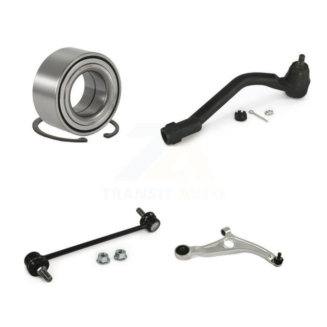 Transit Auto Bras de Commande Inférieur de Suspension de Roulement de Roulement avant Droit avec Rotule Kit de Liaison de Barre de Stabilisation et d'Extrémité de Biellette pour Voiture Hyundai Sonata Kia Optima Azera K77-101335