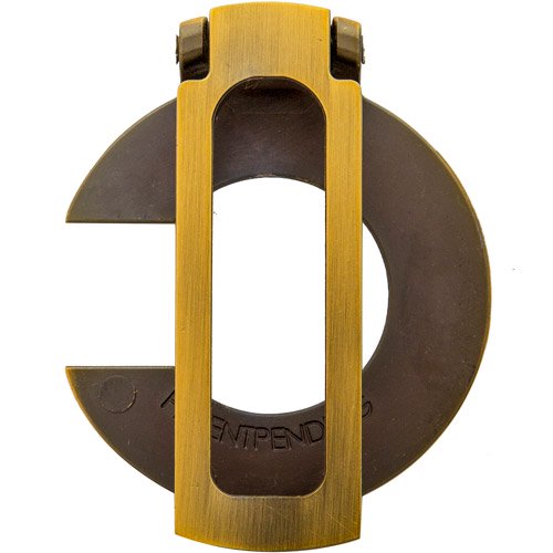 Flip Guard Security Deadbolt Latching System, Antique Brass Walmart