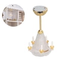 thumbnail image 3 of Lustre Miniature, Lustre Miniature Échelle 1/12 LED Miniature pour Maison de Poupée Plafonnier Utilisation Pratique, 3 of 8
