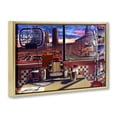 thumbnail image 3 of Stupell Industries Love Diner with Canyon View Landscape & Nature Painting Gold Floater Framed Canvas Art Print Wall Art, 31 x 21, 3 of 9