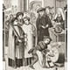 Posterazzi DPI1857876 Cotisation sur les Vins, Accordée au Chapitre de Tournai par le Roi Chilpérique des Fenêtres de la Cathédrale de Tournai, Affiche du 15ème Siècle, 14 x 15 – image 1 sur 1
