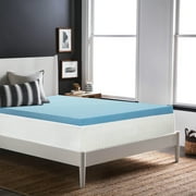 Continental Sleep 2 Gel Memory Foam Mattress Topper, Twin