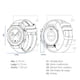 thumbnail image 4 of Reloj Inteligente Smartwatch Modelo Nexus Select Power Llamadas Color Negro IP68 SW5-SP, 4 of 5