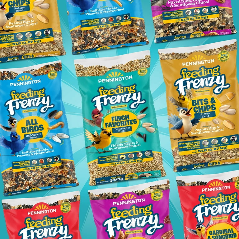 Pennington Feeding Frenzy Finch Favorite, Wild Bird Seed Mix, Bird