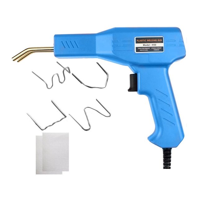 LEEYNEERPlastic Welder Kit 400PCS Hot Stapler Plastic Welding Kit Car Bumper Repair Kit Plastic Welding Gun Plastic Repair Kit Hot Stapler Plastic Repair Kit