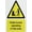 Warning Sign 2, variant on Give Way To Pedestrians Sign 8"x12" Aluminum Sign Reflective - Uv Protected, Waterproof, Weatherproof And Fade Resistant - 4Pre-Drilled Holes