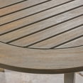 thumbnail image 3 of Skye Outdoor 70'' Acacia Wood Round Dining Table, Grey, 3 of 7