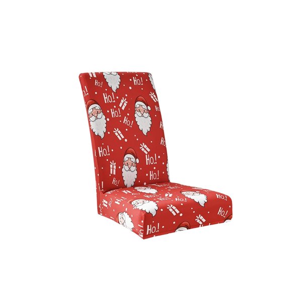 Decoraciones de Navidad para el Hogar Cubierta de Silla Estirable de Navidad Cubierta de Silla de Restaurante Extraíble Y Lavable Decoración de Navidad Decoración Del Hogar Cubierta de Silla de Restau