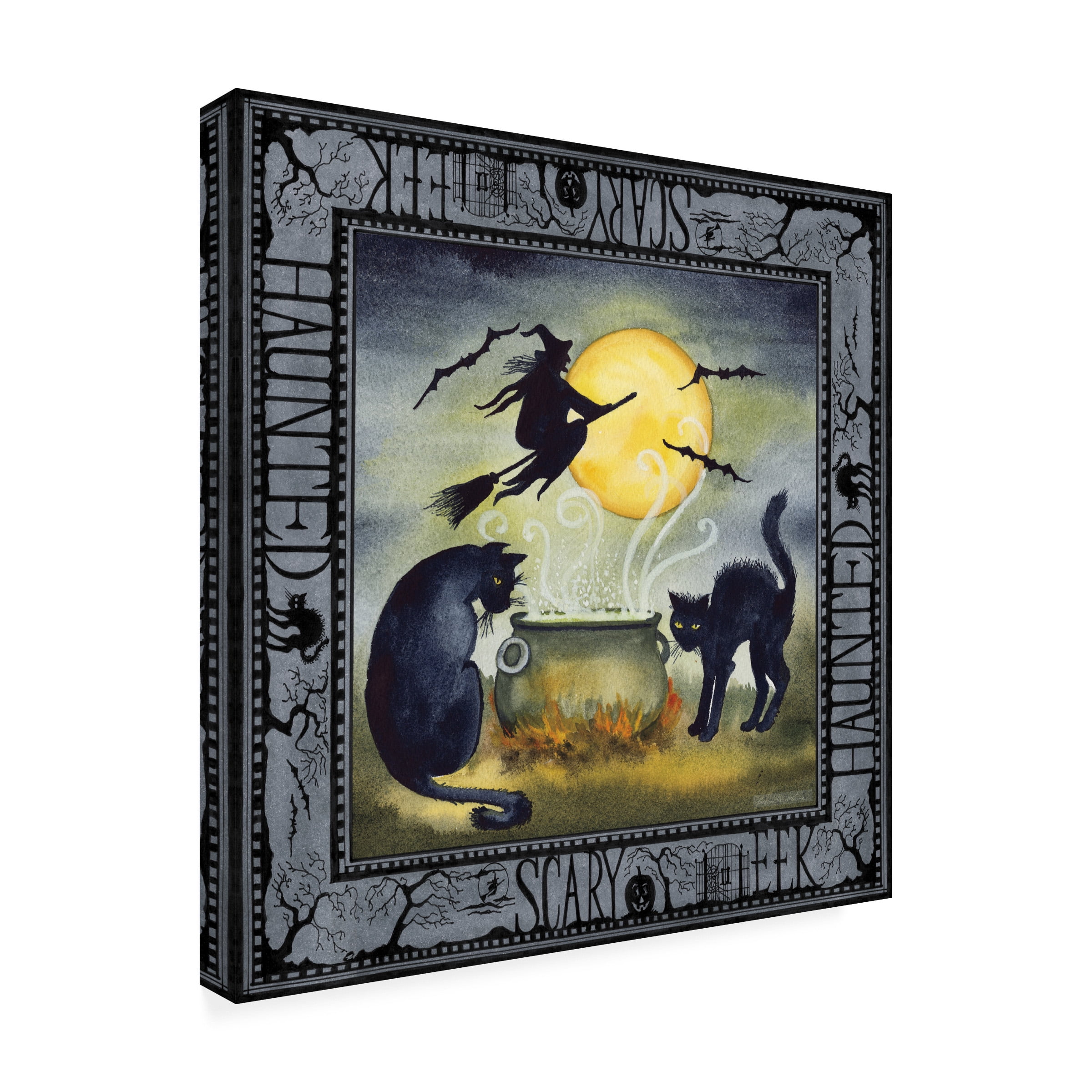 Trademark Fine Art 'Haunting Halloween Night III' Canvas Art by Kathleen Parr McKenna
