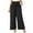 Black, variant on Mlzmgr Wide Leg Pants for Women Wide Leg Drawstring Elastic Waist Pants Loose Comfy Casual Trousers