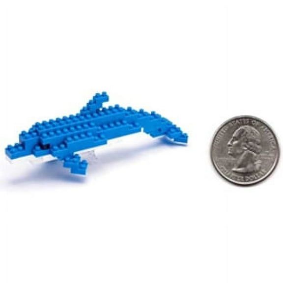 Nanoblock Bottlenose Dolphin Micro-Sized Building Block Set