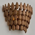 thumbnail image 4 of Capital Lighting 654411LW Ravi 12" Tall Wall Sconce - Light Wood / Patinaed Brass, 4 of 6