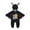 A, variant on Bellafa Newborn Baby Boy Girl Halloween Bat Wing Romper Jumpsuit My First Halloween Infant Pumpkin Playsuit With Hat-1pcs