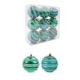 thumbnail image 2 of karymi Christmas Decorations 9 Piece Flocked Christmas Balls Christmas Decoration SetMultiple Styles of Christmas Tree Decorations Can Also Be Used for Other Party Birthday Gifts Winter Savings, 2 of 6