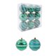 thumbnail image 2 of Christmas Decorations 9 Piece Flocked Christmas Balls Christmas Decoration SetMultiple Styles Of Christmas Tree Decorations Can Also Be Used For Other Party, 2 of 6