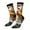 3 Black, variant on Cartoon Scottish Duck Print Adult Socks for Men & Women,Calf Socks, Ankle Socks,Boots Socks,Breathable Casual Sock,Unisex Crew Socks
