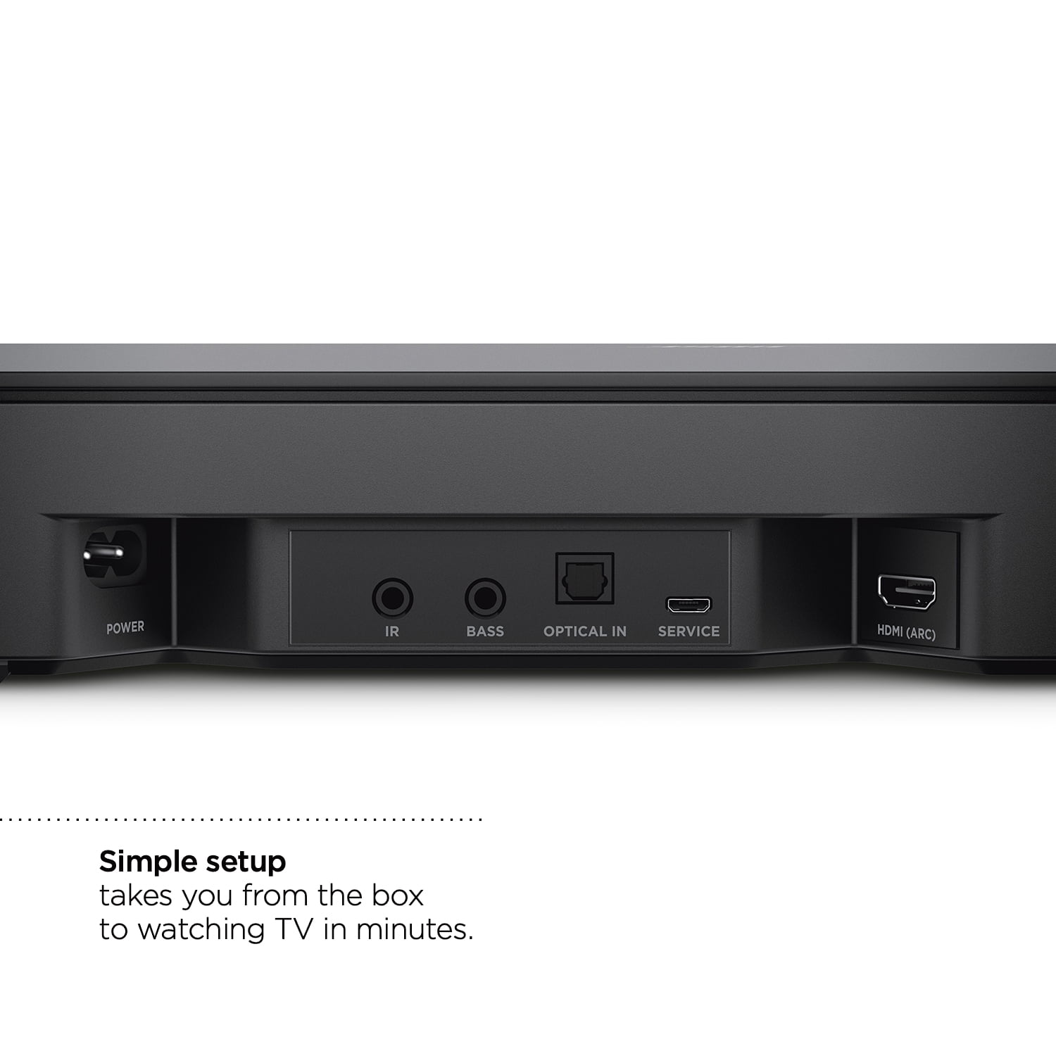 Bose Smart Soundbar 300 Wireless Bluetooth TV Speaker, Black 
