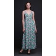 thumbnail image 3 of Bimba Floral Women Summer Printed V Neck Long Maxi Dress Holiday Resort Wear-Medium, 3 of 5