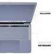 thumbnail image 4 of DesignSkinz Ash Blue Pastel Color Full-Body Skin Decal Wrap Cover for MacBook Pro 13" with Touch Bar (A1706/A1989/A2159), 4 of 9