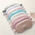 thumbnail image 1 of chock Soft Silk Eye Mask For Women - Portable Travel Sleep Eye Cover  Comfortable And Portable To Use, 1 of 5